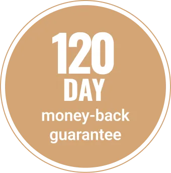 120-day money-back guarantee